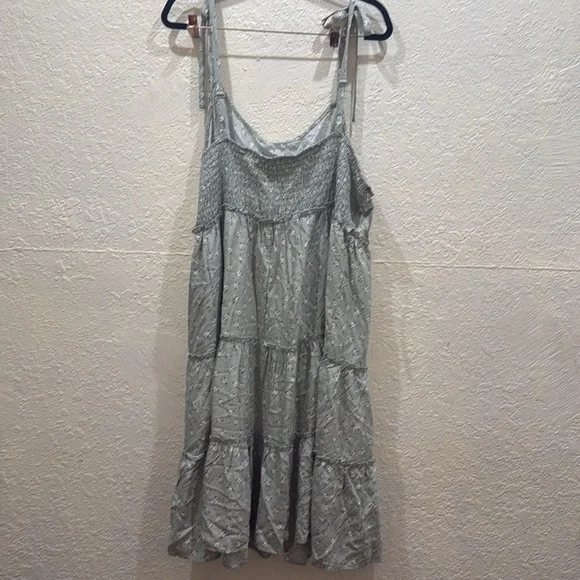 AWW Light Green Flower Summer Dress Size 3X - Picture 3 of 5